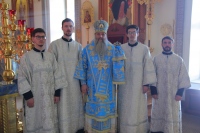 В праздник Сретения митрополит Артемий совершил Божественную литургию в главном соборе края