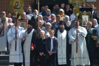 В посёлке Корфовский состоялся Крестный ход  в честь 10-летнего юбилея храма святого Димитрия Донского