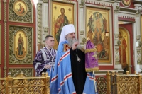 В день Торжества Православия митрополит Артемий возглавил Божественную литургию в Спасо-Преображенском соборе