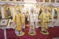 Епископ Бикинский Пантелеимон принял участие в торжественном архиерейском богослужении в честь 600-летия основания Кашинского Николаевского Клобукова монастыря