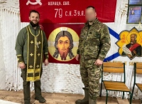 Хабаровский священник поздравил воинов-дальневосточников на СВО с Рождеством