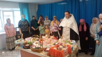Пасхальную снедь освятили в селе Ильинка