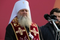 Митрополит Артемий возглавил благодарственный молебен за дарование Победы на генеральной репетиции Парада в Хабаровске