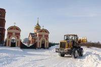 Дорогу к монастырю пришлось прокладывать спасателям из-за циклона в Хабаровском крае