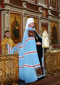 Митрополит Владимир возглавил Всенощное бдение в кафедральном соборе Хабаровска