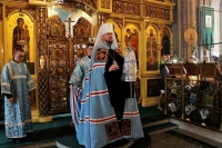 Глава Приамурской митрополии совершил Божественную литургию в Свято-Иннокентьевском храме Хабаровска