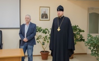 Митрополит Владимир посетил лекцию известного православного психолога Михаила Хасьминского в Хабаровской семинарии