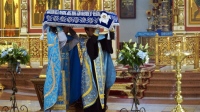Утреня с Чином погребения Божией Матери в Спасо-Преображенском кафедральном соборе