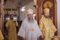 Правящий архиерей возглавил Литургию в кафедральном соборе в день своего рождения