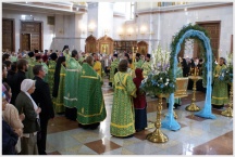 Прибытие в Хабаровск мощей Киево-Печерских святых (6 сентября 2008 года)