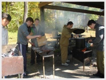 Посещение преподавателями и студентами Хабаровской семинарии Большехехцирского заповедника (28 сентября 2008 года)