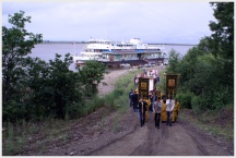 Миссионерский сплав по Амуру. с. Сусанино ( 4 июля 2010 года)