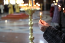 Вечерня с чином прощения в Спасо-Преображенском кафедральном соборе города  Хабаровска. 17 марта 2013 года.