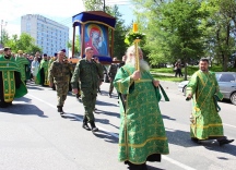 Начало традиционного Крестного хода вокруг г. Хабаровска. 2 июня 2015 г.