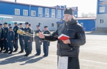 Амурский спасательный центр МЧС России. Лития по погибшим сотрудникам 26 апреля 2019 г.