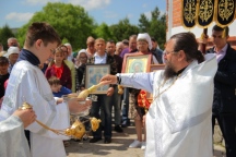Престольный праздник в храме святого благоверного князя Димитрия Донского в поселке Корфовский 5 июня 2022 года