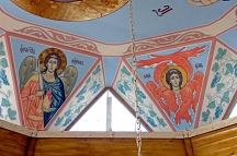 Роспись купола Казанского храма апрель 2024 г.