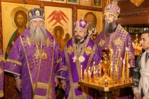 Митрополит Артемий совершил Литургию в кафедральном соборе Горно-Алтайска 23 марта 2025 г.